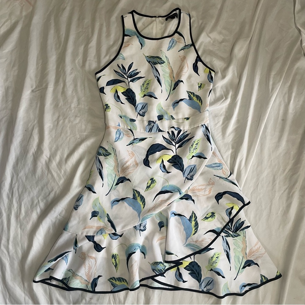 Banana Republic Palm Tree Leave Dress